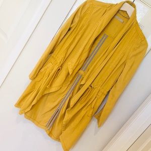 Max Jeans burnt yellow Tencel cardigan